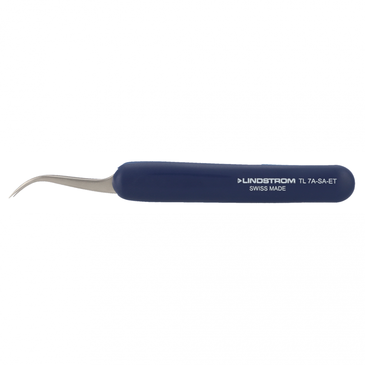 Lindström 不銹鋼 ESD 安全人體工學鑷子 7A 型，附弧形細尖 TL7A-SA-ET - 商品圖 2